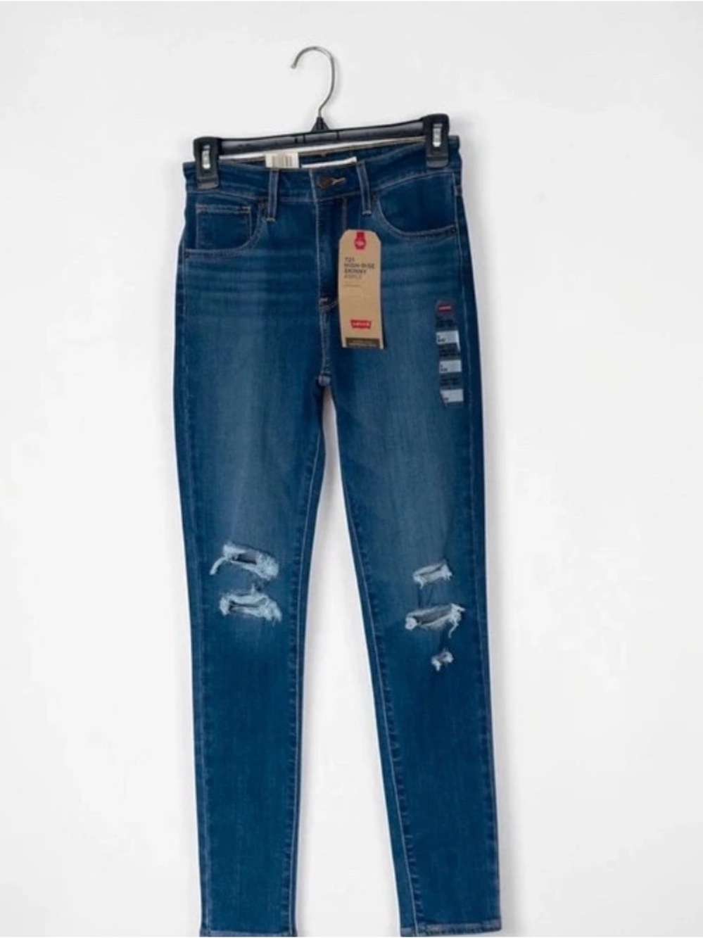 Levi's Women's 721 Ankle High-Rise Skinny Jeans Size 0 Waist 25